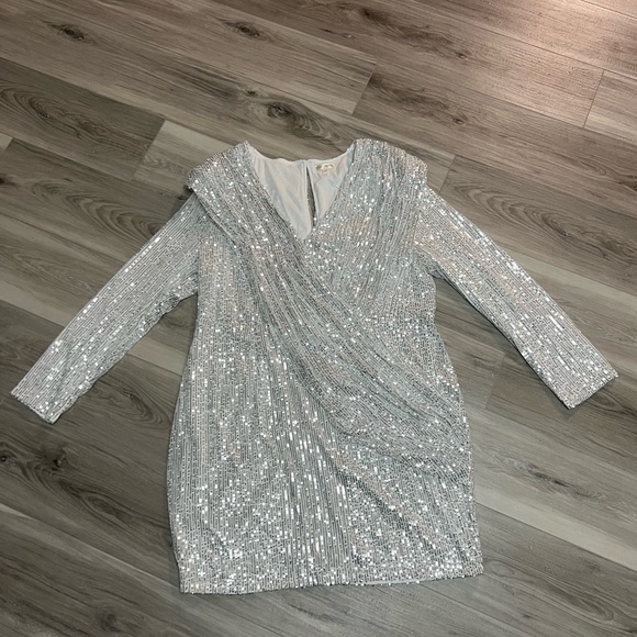 curvy sense Dresses & Skirts - Silver dress
